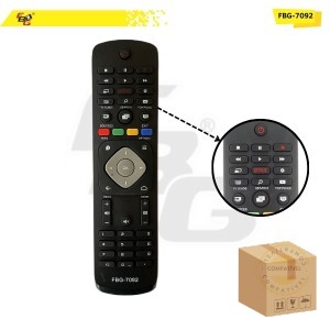 FBG-M 7092 SMART COMPATÍVEL C/ PHILIPS 4K C/NETFLIX