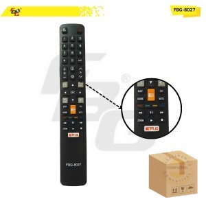 FBG-M 8027 CONTROLE COMPATÍVEL C/ TCL C/GLOBOPLAY E NETFLIX
