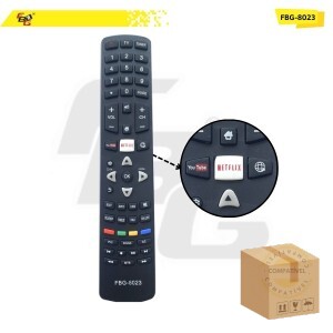 FBG-M 8023 CONTROLE COMPATÍVEL C/ SMART TOSHIBA C/ YOUTUBE E NETIFLIX