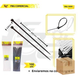 FBG-M 3059 ABRAÇADEIRA DE NYLON 400MMX4,8
