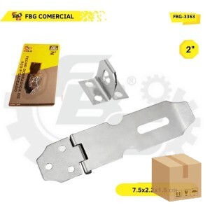 FBG-3363 FECHO DOBRADICA DE ACO P/CADEADO 2'' 2X48