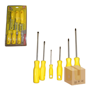 FBG-M 3204 KIT CHAVE FENDA E PHILIPS C/ 6 PEÇAS CARTELA