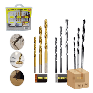 FBG-M  3099 JOGO DE BROCAS 9 PÇ