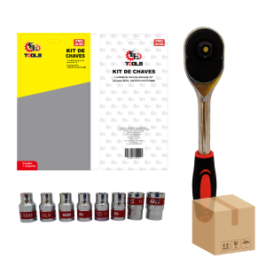 FBG-M 3140 KIT DE CHAVES 8 SOQUETES E 1 CATRACA