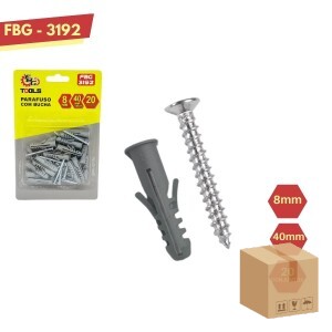 FBG-M 3192 JOGO DE PARAFUSO C/BUCHA 8MM